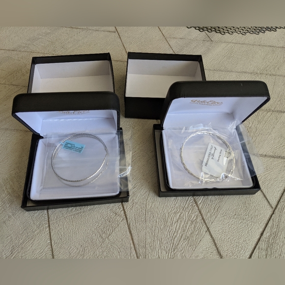 Sterling Silver Bracelet + Earrings 💎 Fine Jewelry Set - Picture 4 of 9